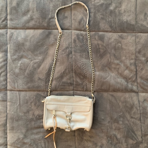 Rebecca Minkoff Mini M.A.C. Crossbody Purse Smoke Grey - Picture 2 of 15